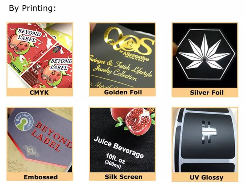 laminated durable waterproof vinyl labels