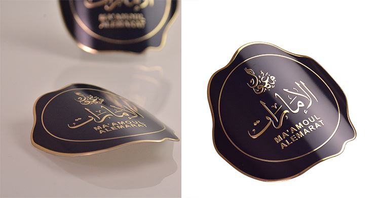 gold foil sticker labels no minimum