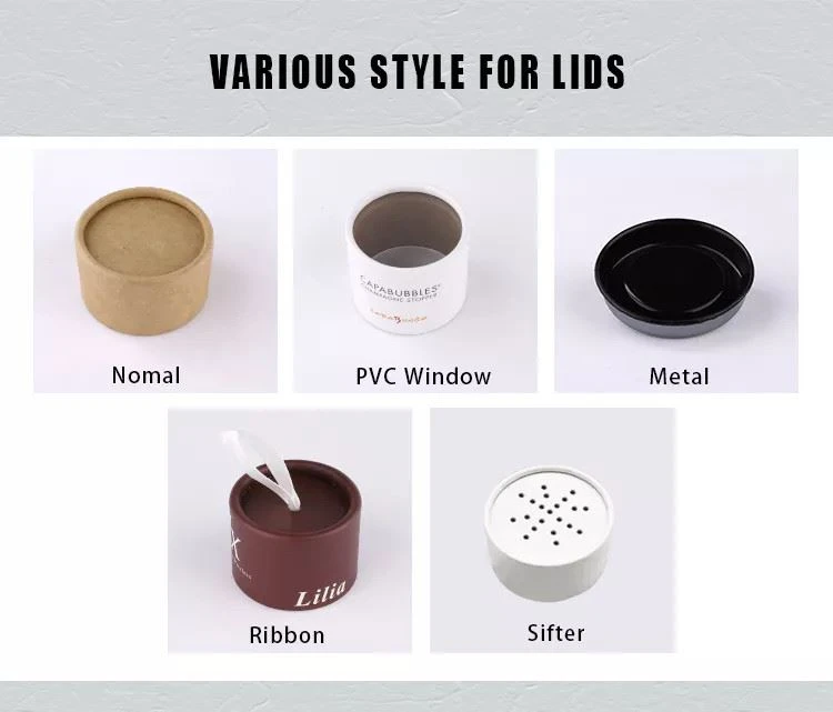 Cylinder paper boxes for packaging