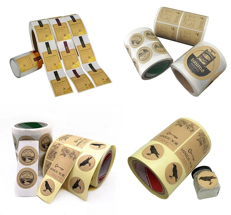 kraft stickers packaging