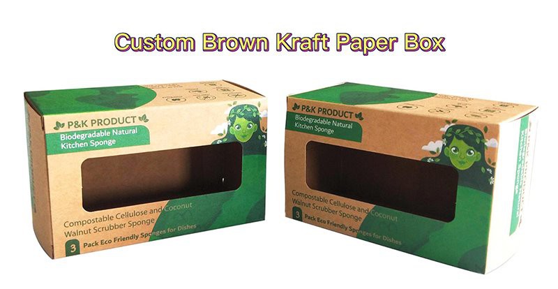 Biodegradable Brown Kraft Card Box