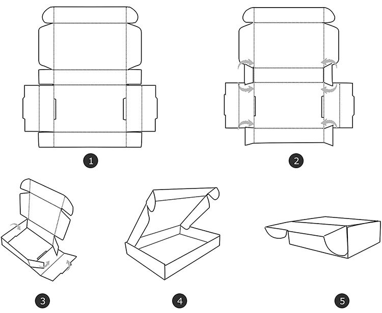 how to fold your mailer box