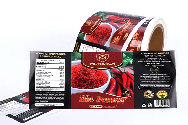 Food Adhesive Sticker Label Food Adhesive Sticker Label