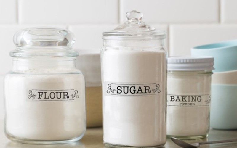 clear sticker labels for jars