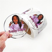 Clear Round Sticker Labels